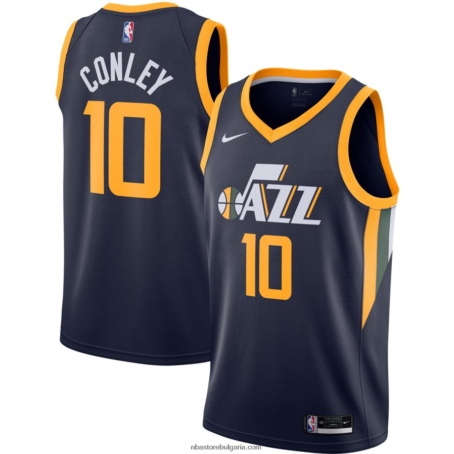 NBA JZ8F026608 utah jazz mike conley nike navy swingman трико