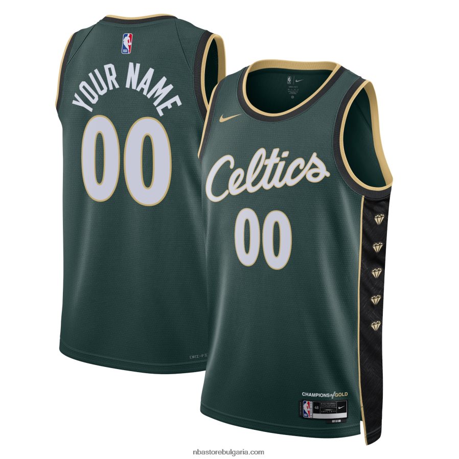 NBA JZ8F029 boston celtics nike kelly green swingman фланелка по поръчка