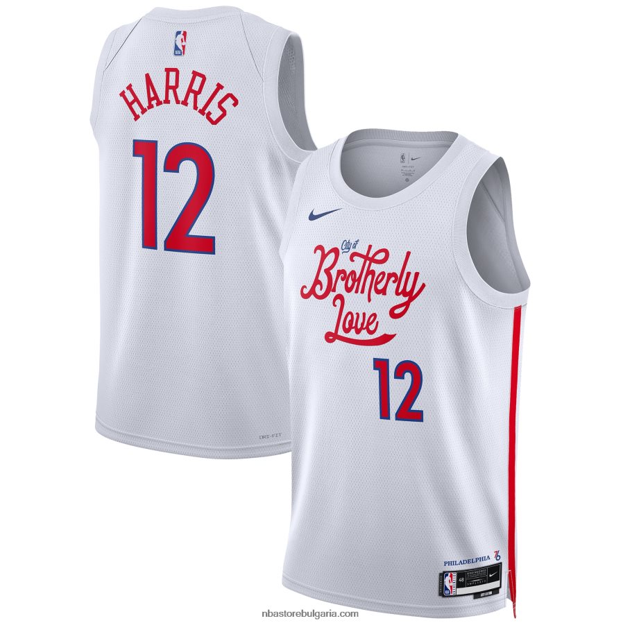 NBA JZ8F027572 philadelphia 76ers тобиас харис nike бяла фланелка swingman