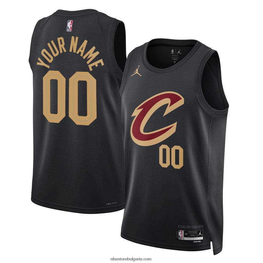 NBA JZ8F02264 cleveland cavaliers jordan brand black swingman фланелка по поръчка