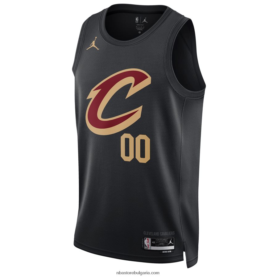 NBA JZ8F02264 cleveland cavaliers jordan brand black swingman фланелка по поръчка