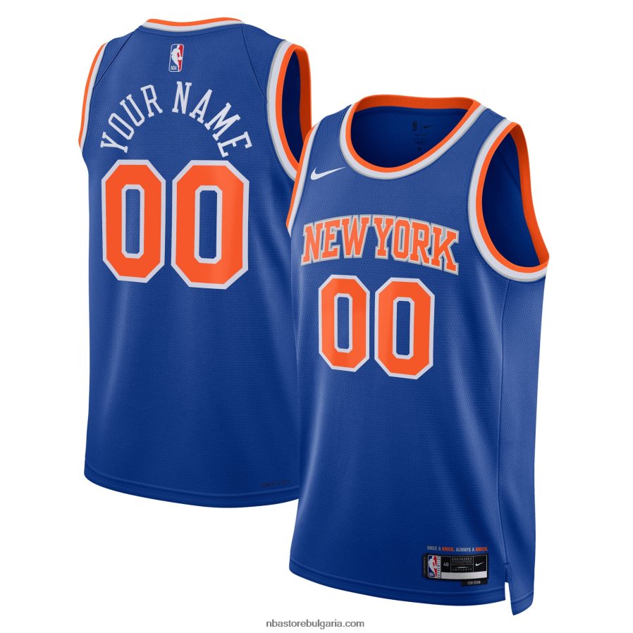 NBA JZ8F02230 New york knicks nike blue swingman фланелка по поръчка