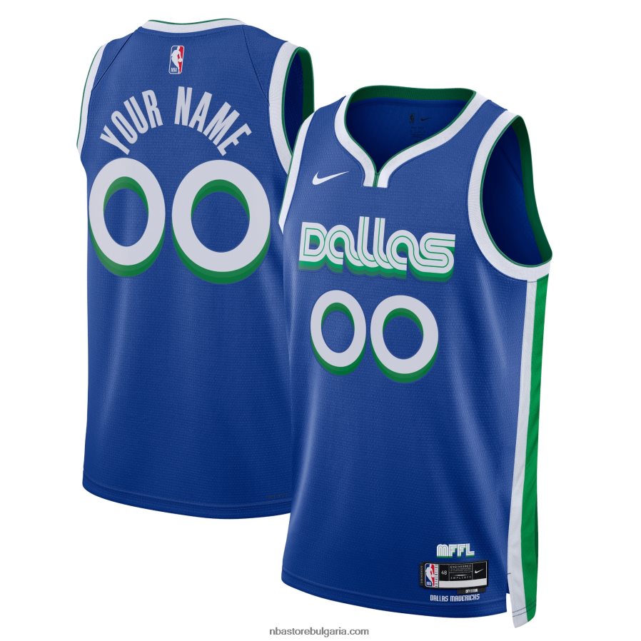 NBA JZ8F021638 dallas mavericks nike blue swingman по поръчка фланелка