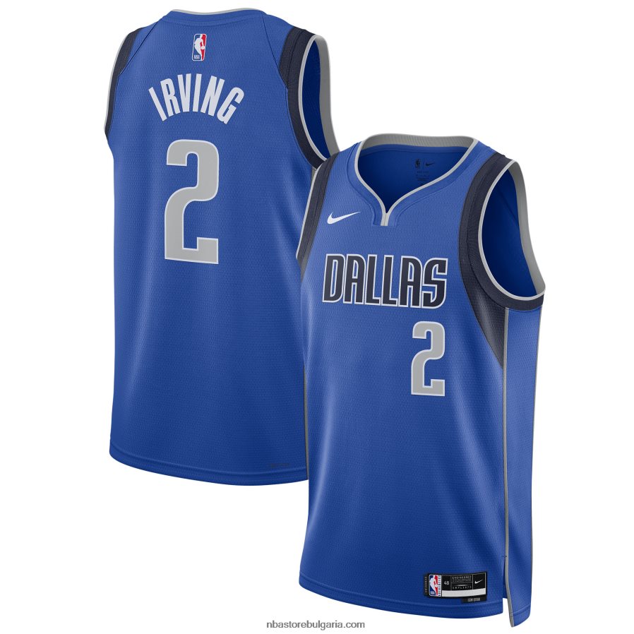 NBA JZ8F0216 dallas mavericks kyrie irving nike royal swingman jersey
