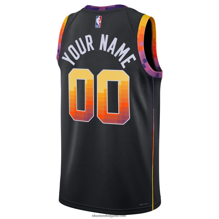 NBA JZ8F02143 phoenix suns jordan brand black swingman фланелка по поръчка