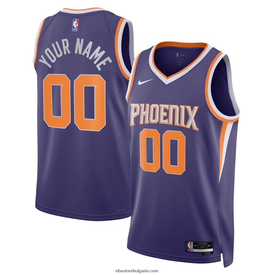 NBA JZ8F023395 phoenix suns nike purple swingman фланелка по поръчка