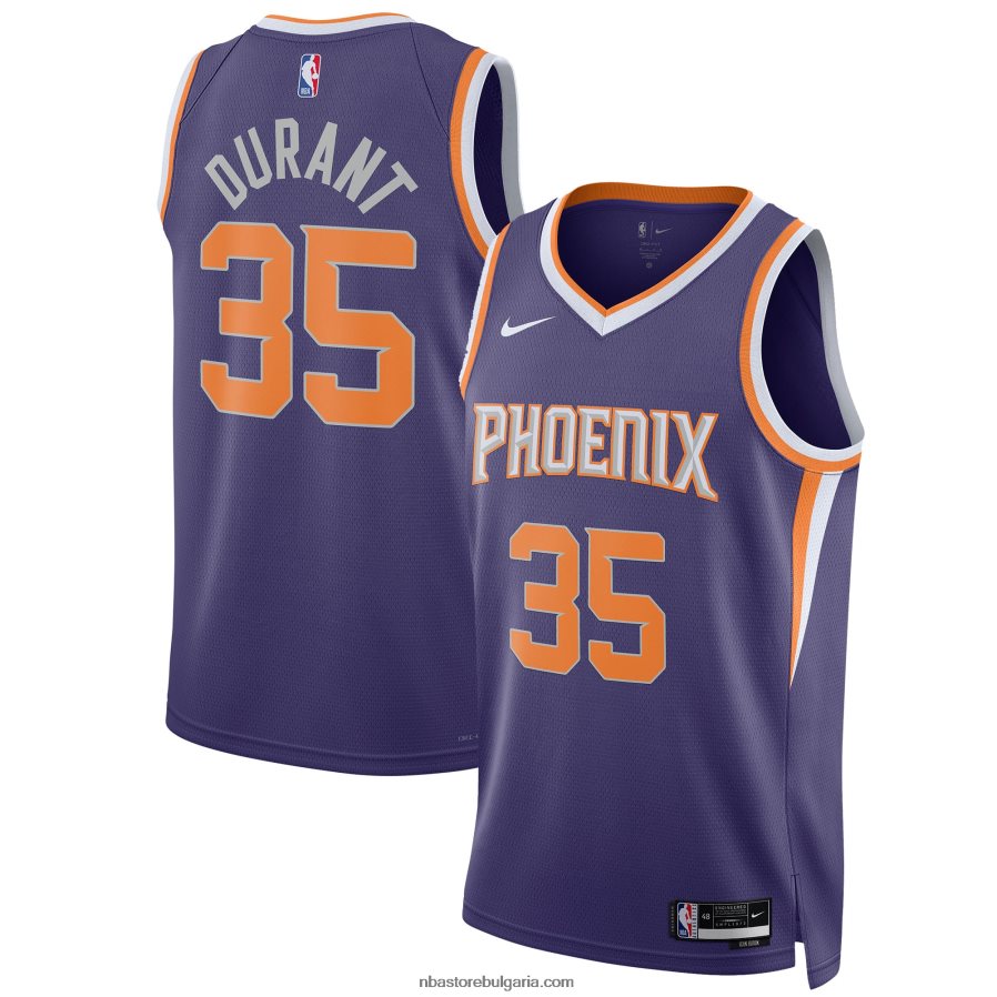 NBA JZ8F0247 phoenix suns kevin durant nike purple swingman фланелка