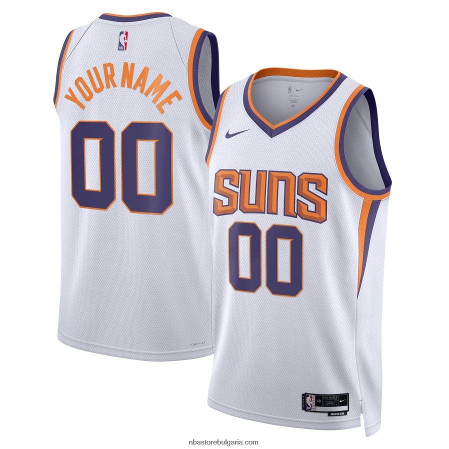 NBA JZ8F02811 phoenix suns nike white swingman персонализирана фланелка