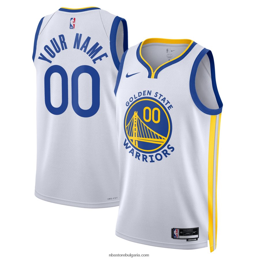 NBA JZ8F021074 golden state warriors nike white swingman по поръчка фланелка