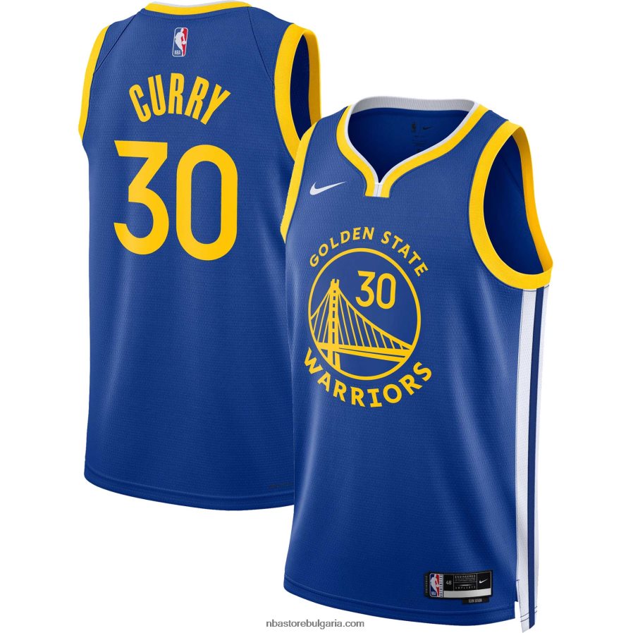 NBA JZ8F02174 golden state warriors stephen curry nike royal swingman jersey
