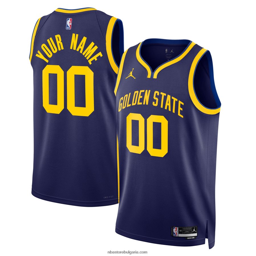 NBA JZ8F022969 golden state warriors jordan brand blue swingman фланелка по поръчка