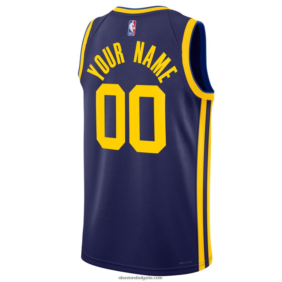 NBA JZ8F022969 golden state warriors jordan brand blue swingman фланелка по поръчка