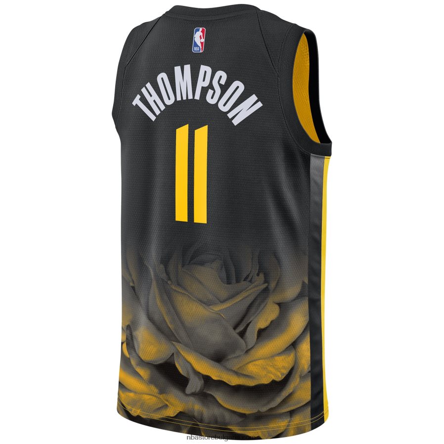 NBA JZ8F0244 golden state warriors klay thompson nike черна фланелка swingman