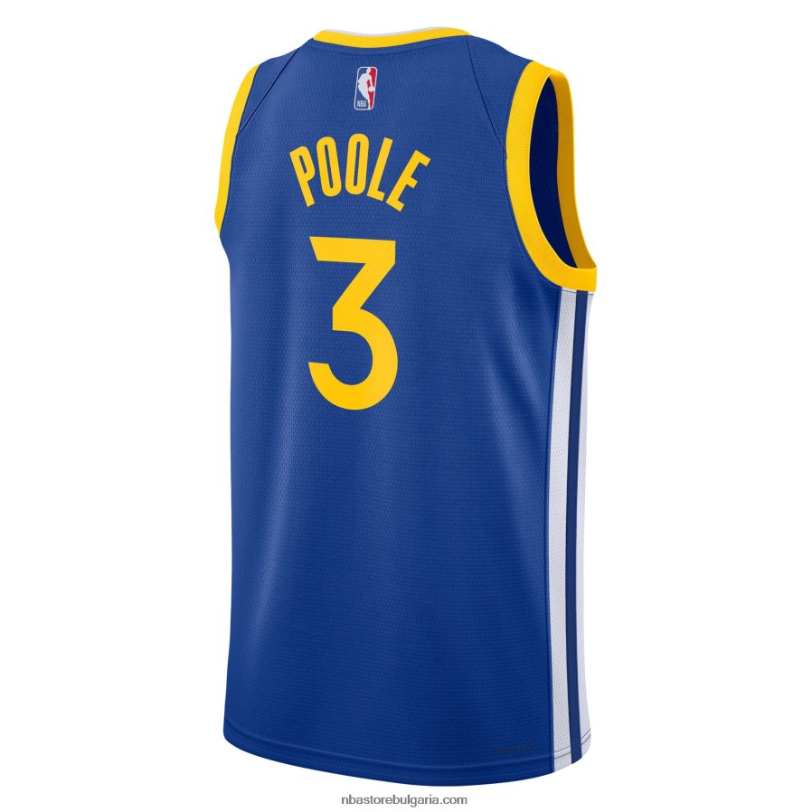 NBA JZ8F025156 golden state warriors jordan poole nike royal swingman jersey