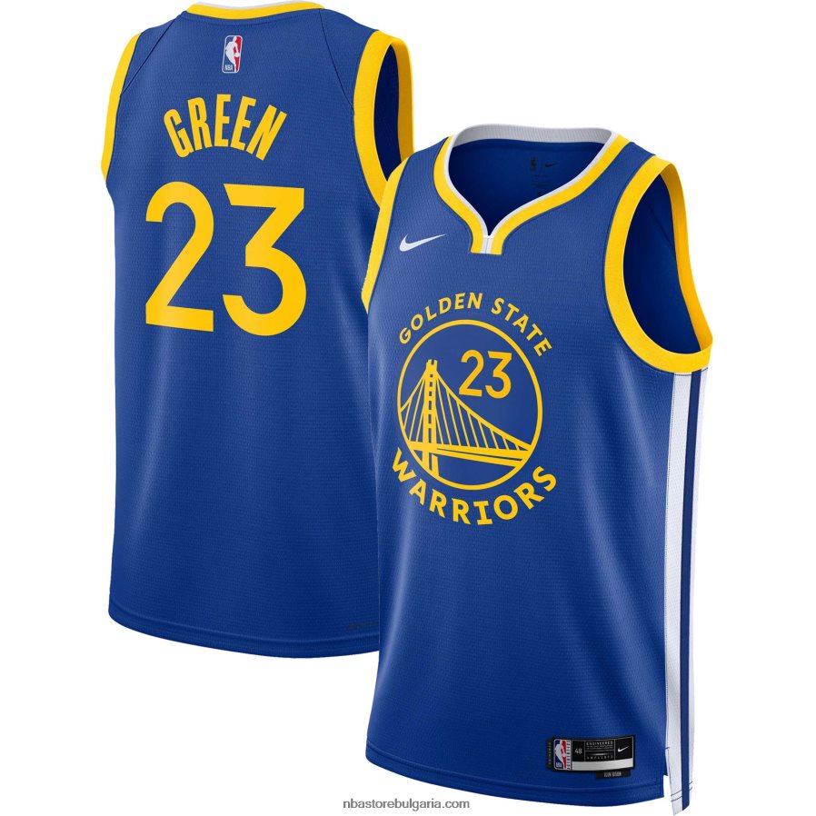 NBA JZ8F02582 golden state warriors draymond green nike royal swingman jersey