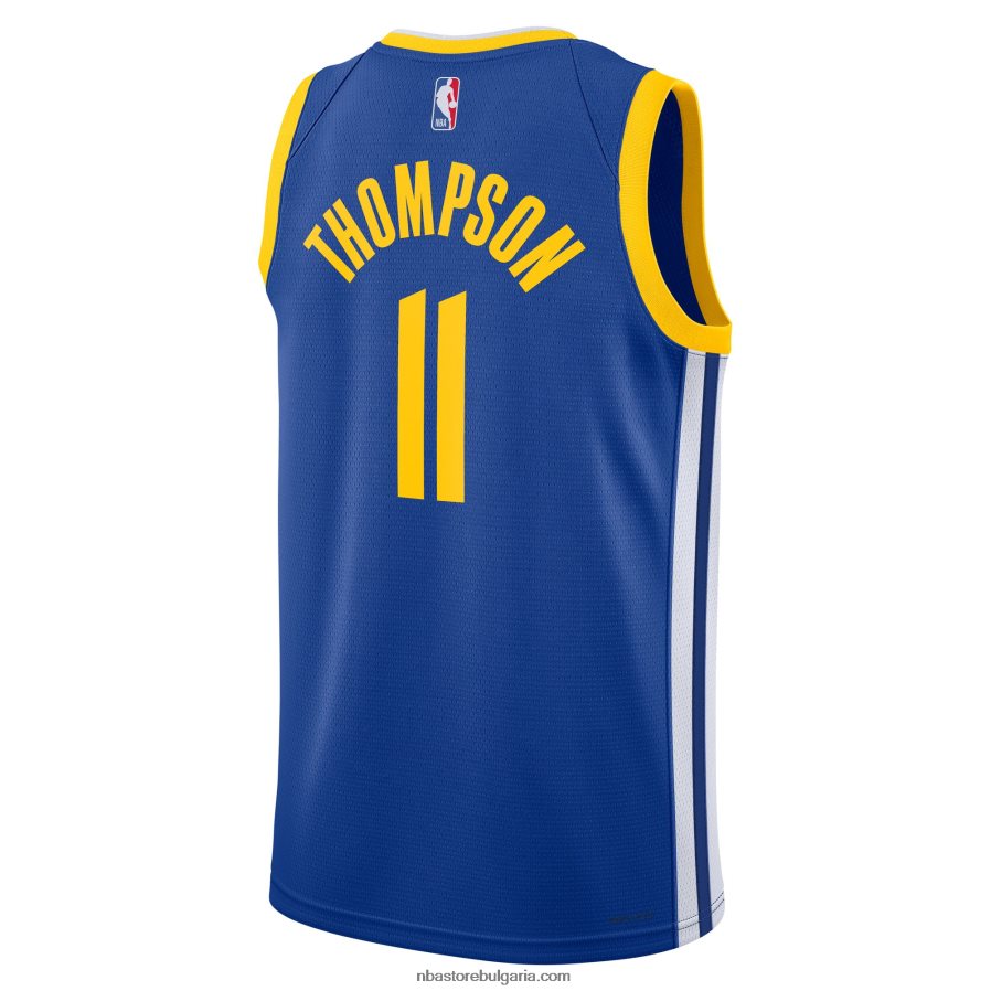 NBA JZ8F0286 golden state warriors klay thompson nike royal swingman jersey
