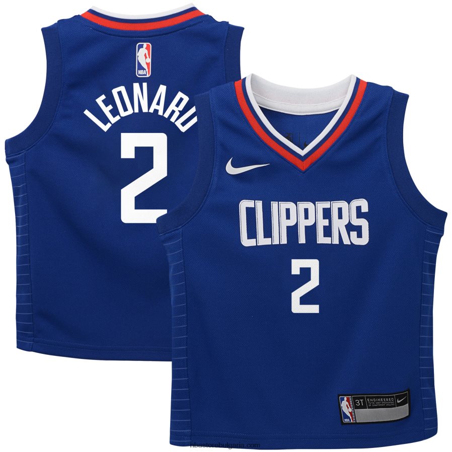 NBA JZ8F0216968 реплика на трико за малко дете la clipers kawhi leonard nike royal