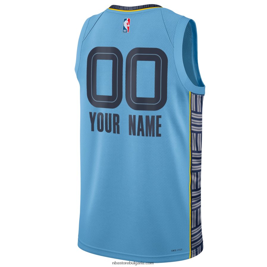 NBA JZ8F02462 memphis grizzlies jordan brand blue swingman фланелка по поръчка