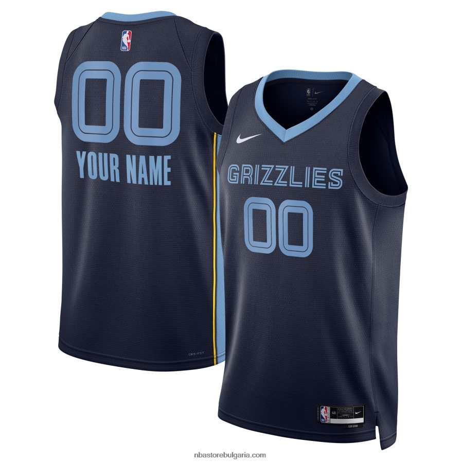 NBA JZ8F026394 memphis grizzlies nike navy swingman по поръчка фланелка