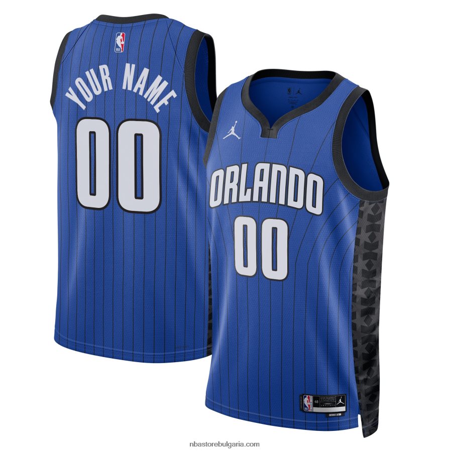 NBA JZ8F02311 orlando magic jordan марка royal swingman фланелка по поръчка