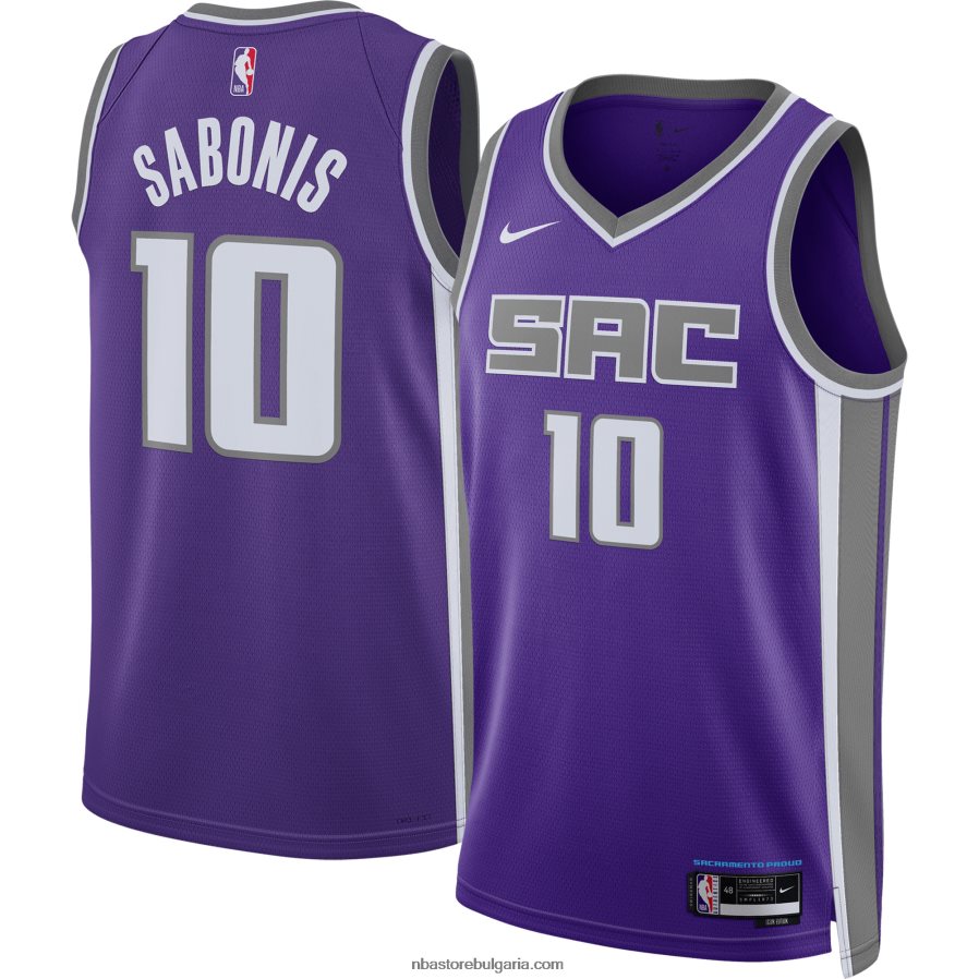 NBA JZ8F02152 sacramento kings domantas sabonis nike purple swingman jersey