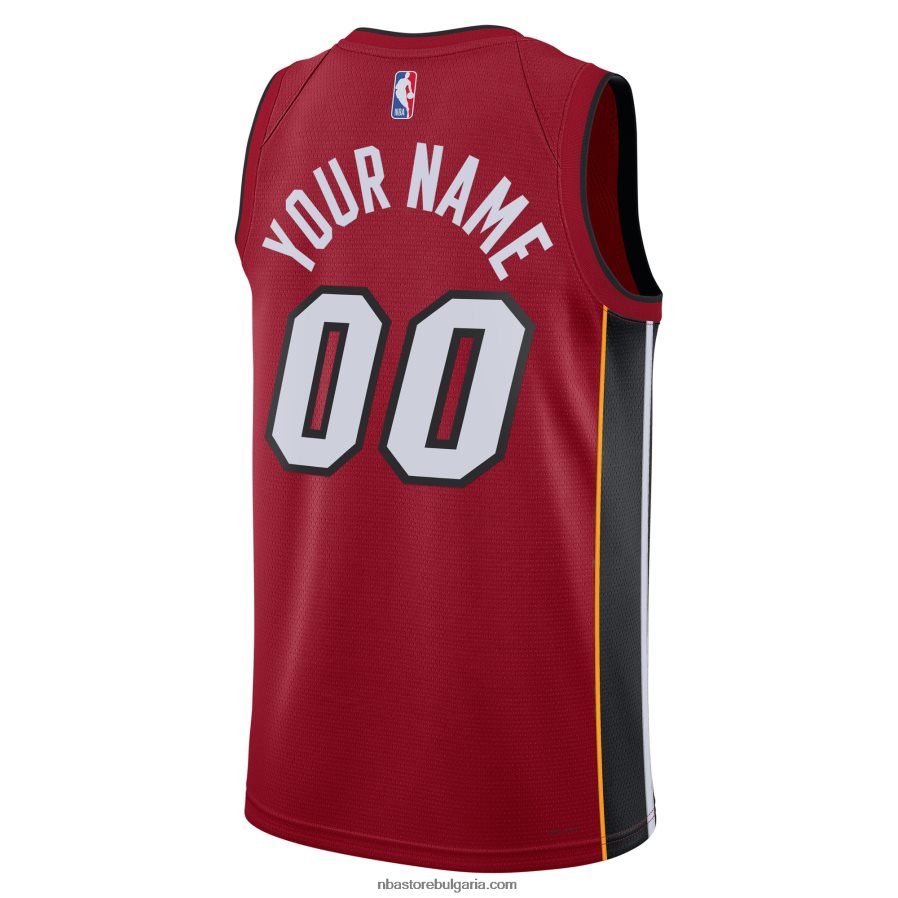 NBA JZ8F024702 miami heat jordan brand red swingman по поръчка фланелка
