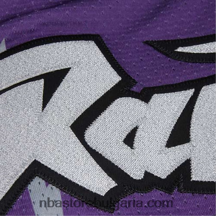 NBA JZ8F021830 mitchell & ness vince carter toronto rapters throwback автентична фланелка - лилаво